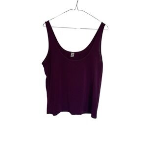 Parade Purple Tank‎ Top Sleeveless Casual Everyday Basic Top XL